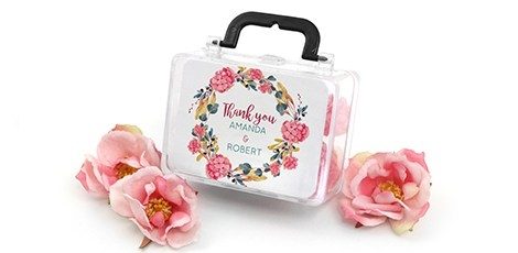 Mini Suitcase huwelijksbedankje
